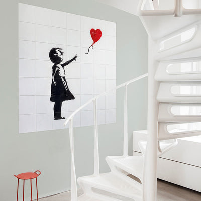 Cuadro decorativo IXXI - Girl With Balloon 100 x 100