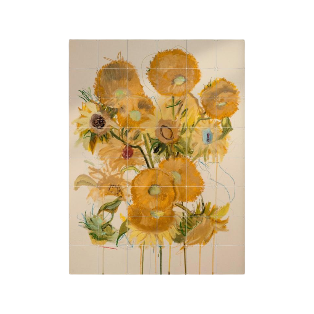 Cuadro Decorativo IXXI Pequeño Sunflowers 80 x 100