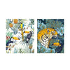 Cuadro decorativo IXXI - Tiger Jungle & Toucan Family (Doble Cara)