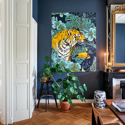 Cuadro decorativo IXXI - Tiger Jungle & Toucan Family (Doble Cara)