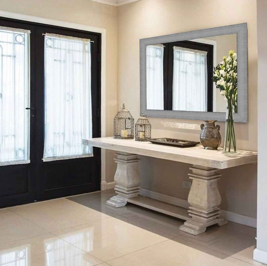 Espejo Rectangular Plata