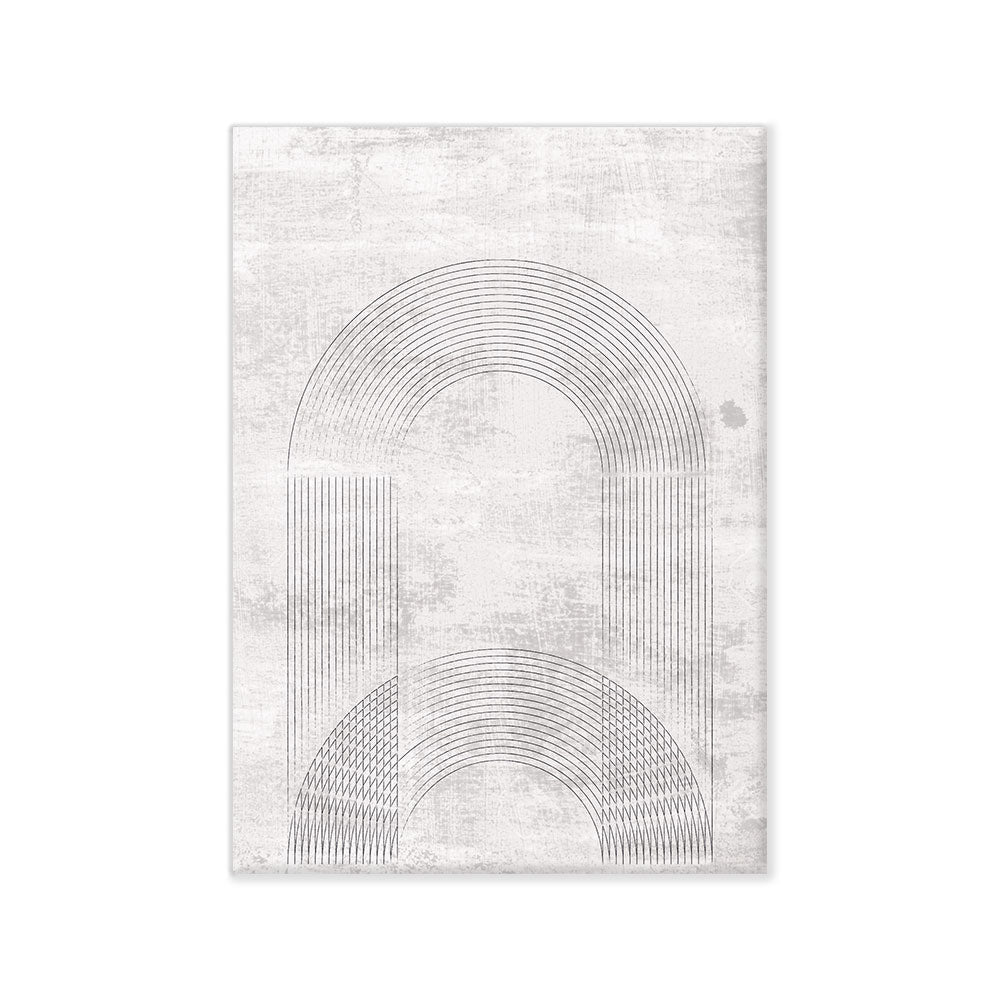 Líneas grises simple canvas