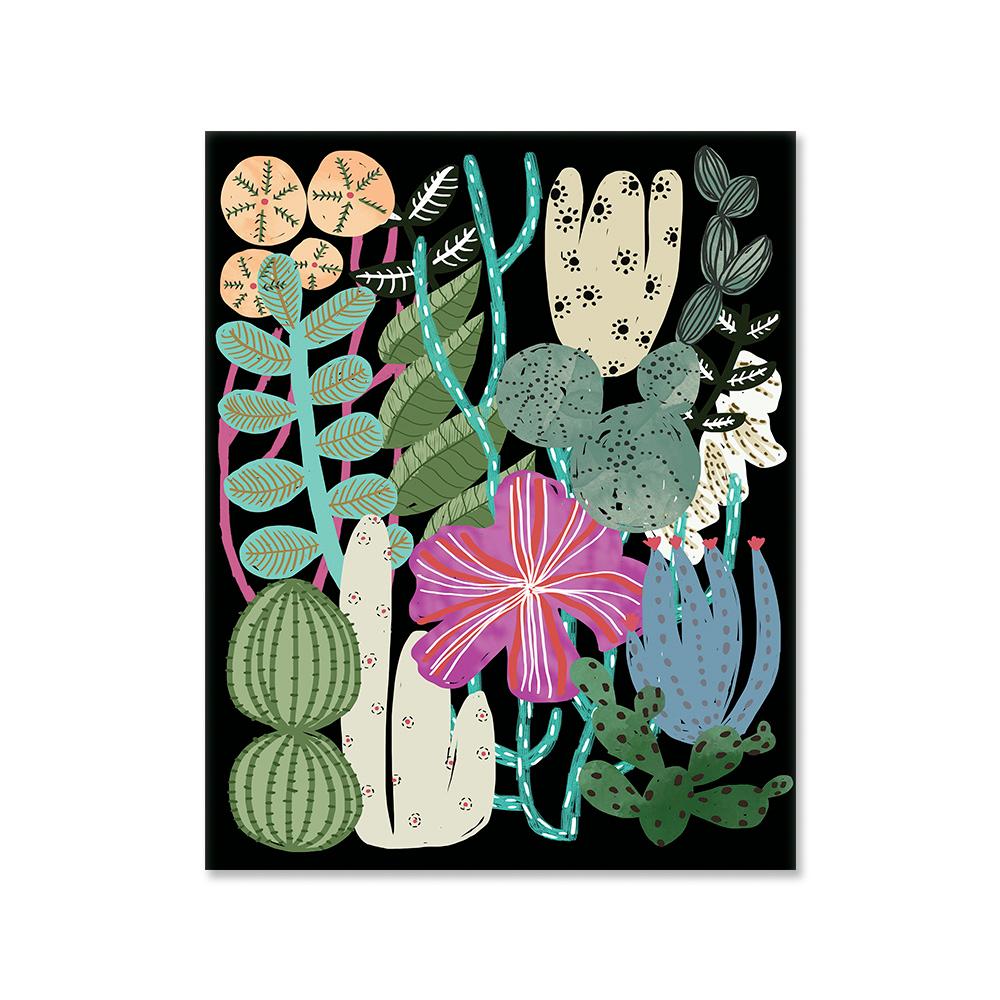 Botánico color 2 canvas