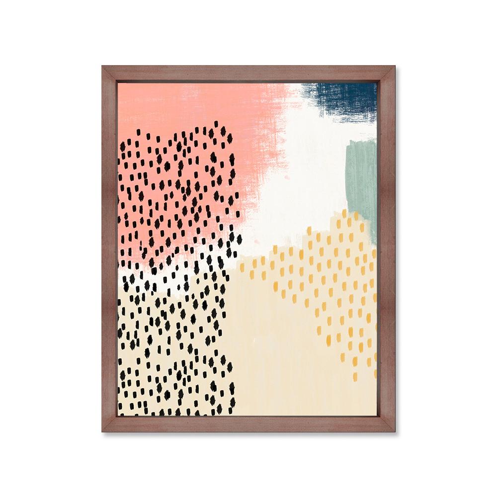 Mancha pastel 2 canvas con marco