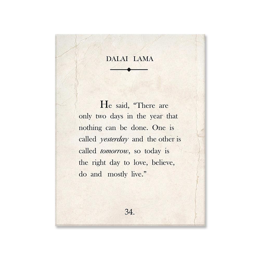 Dalai Lama canvas