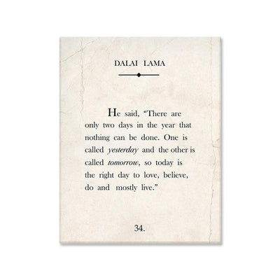 Dalai Lama canvas