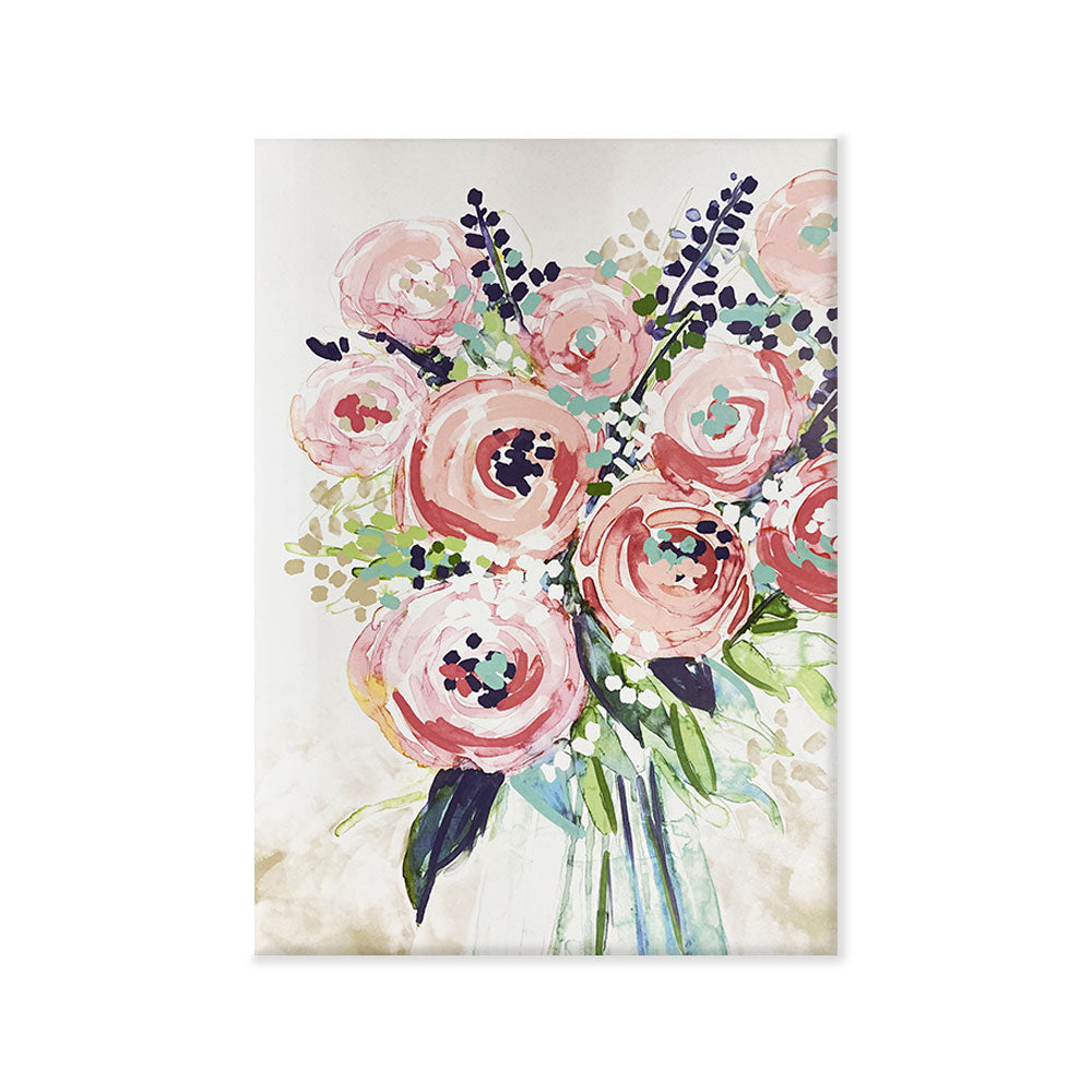 Flores pintadas 2 canvas