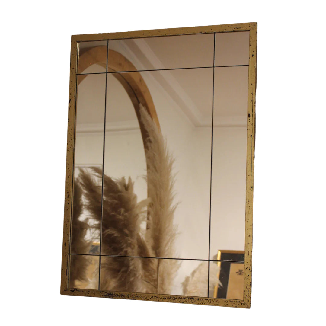 Espejo Espiga Dorado