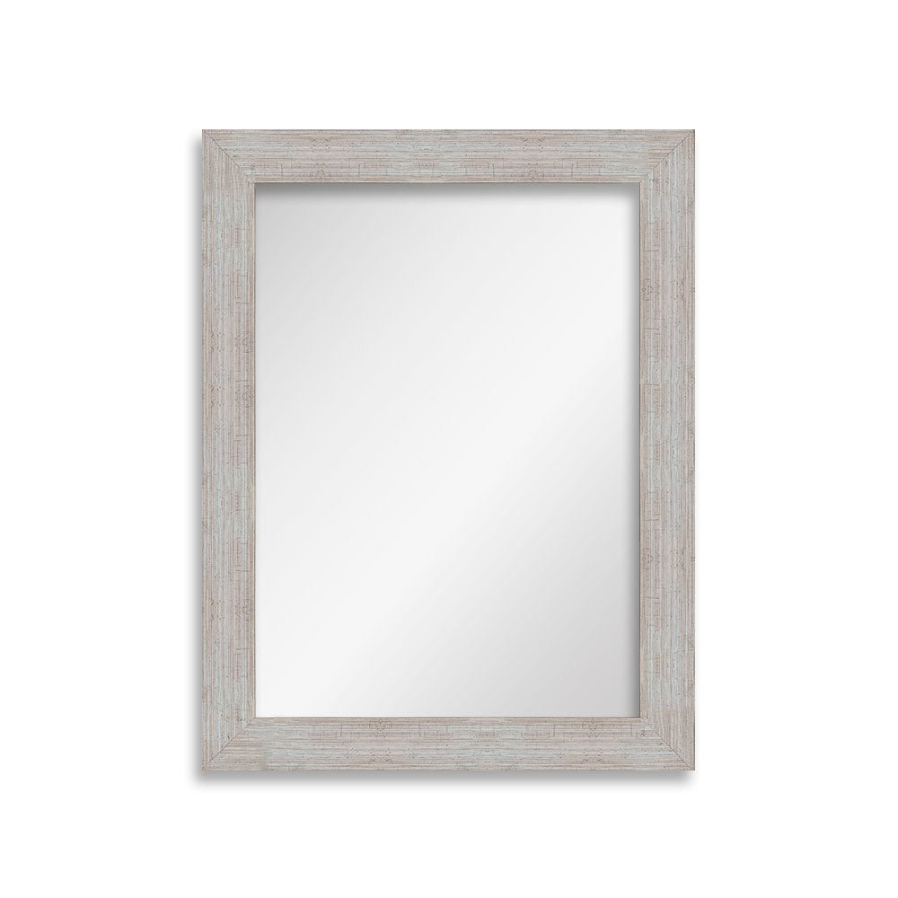 Espejo rectangular plata envejecido