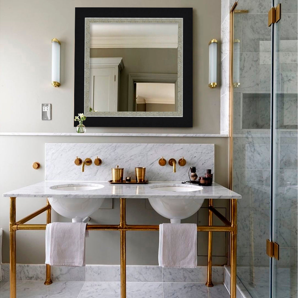 Espejo cuadrado piramidal