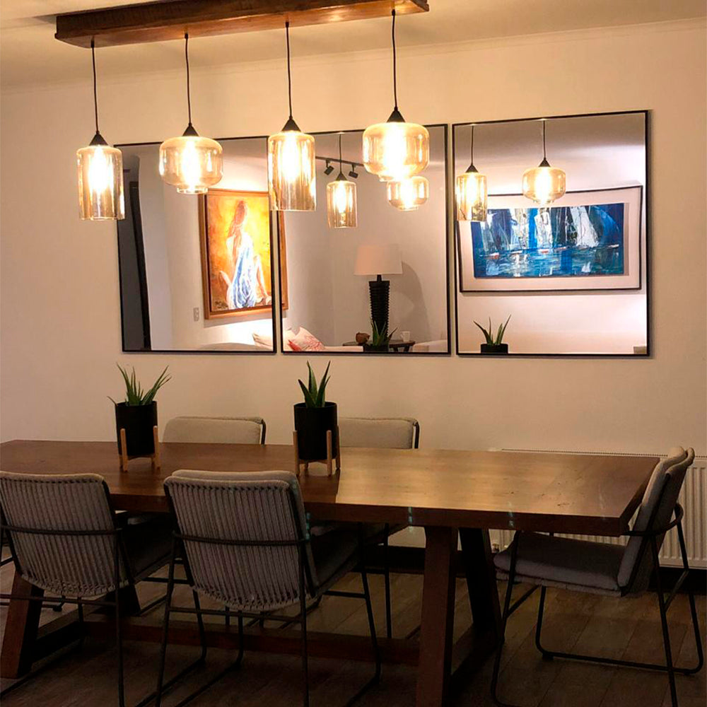 Espejo rectangular aluminio