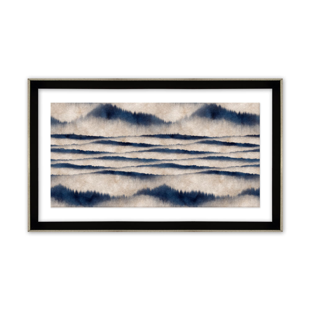 Mancha azul horizontal