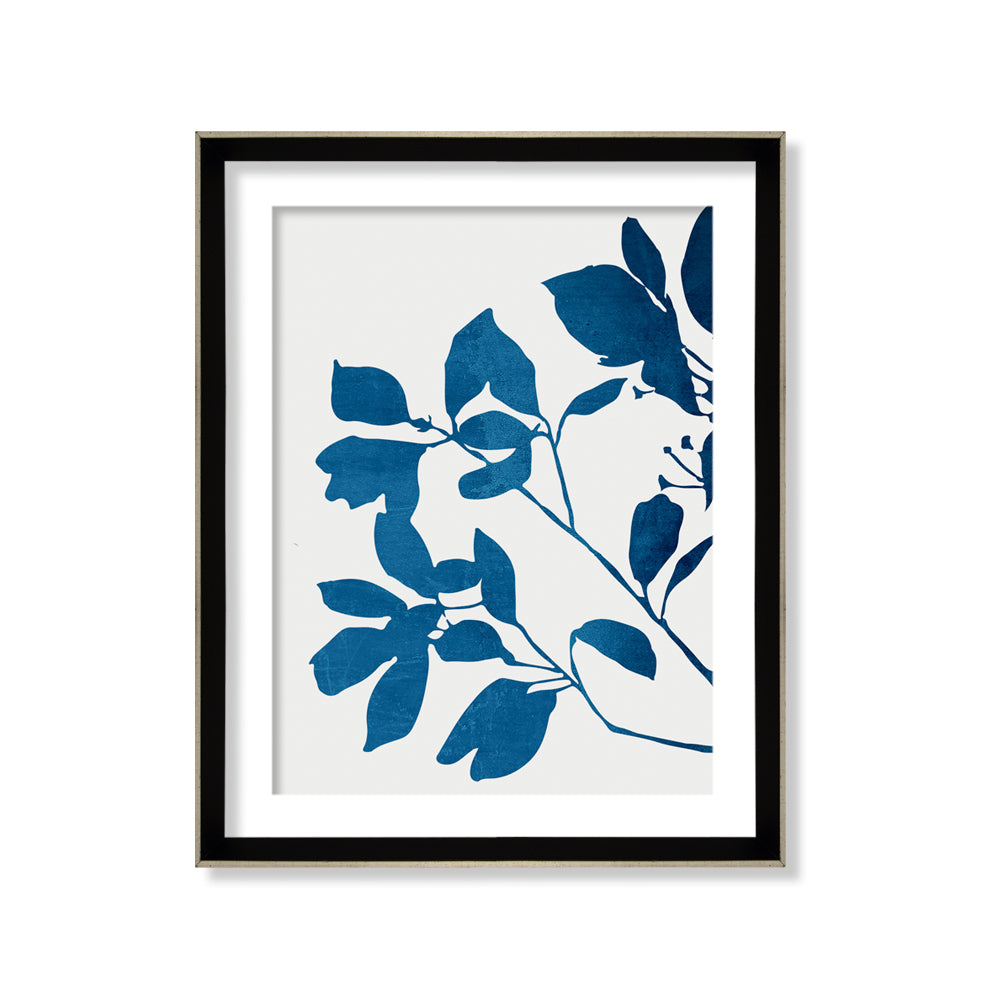 Cuadro Botánico Azul I