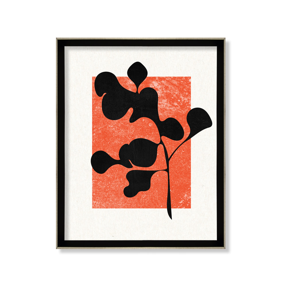 Cuadro Botánico Black Terracota