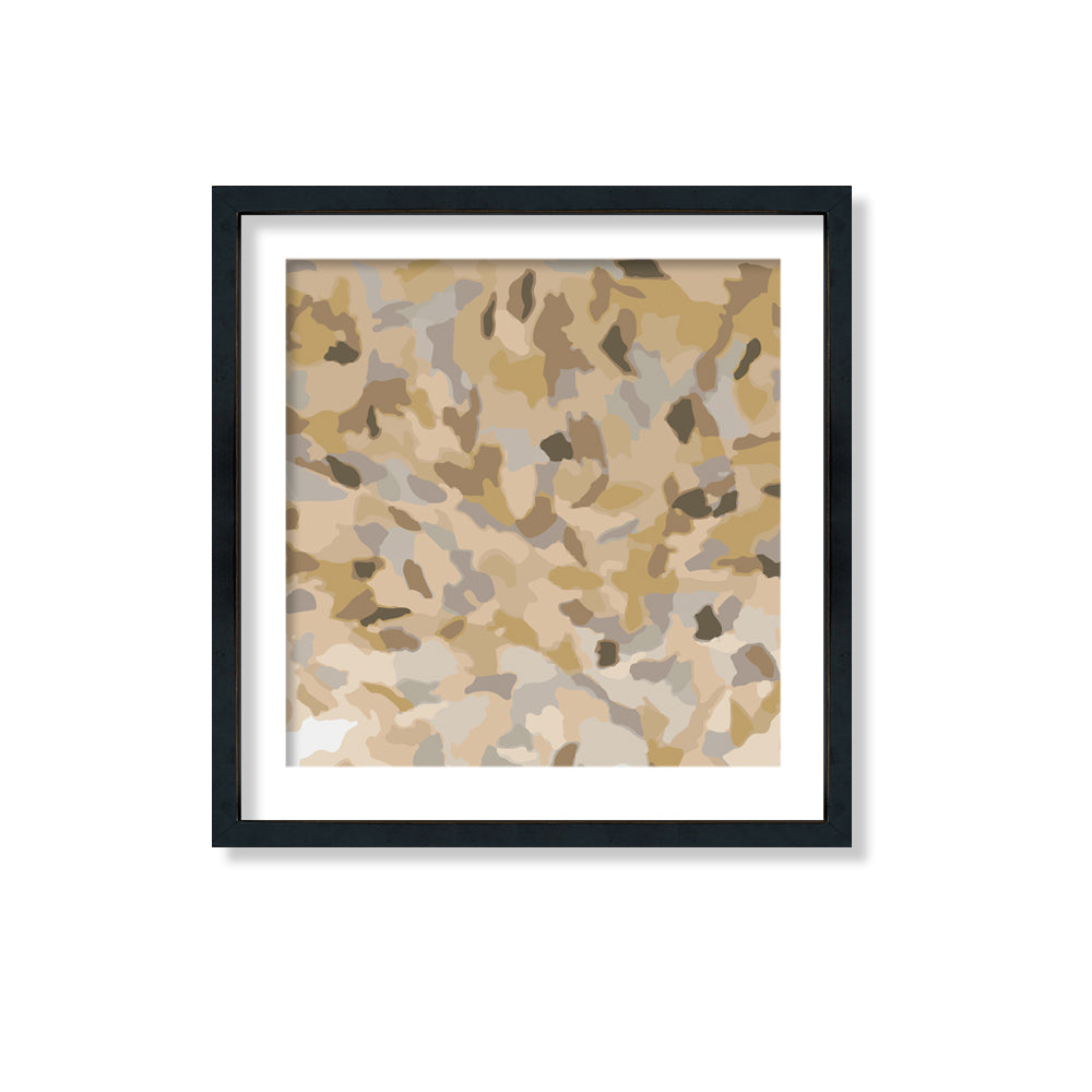 Cuadro Camuflado Beige