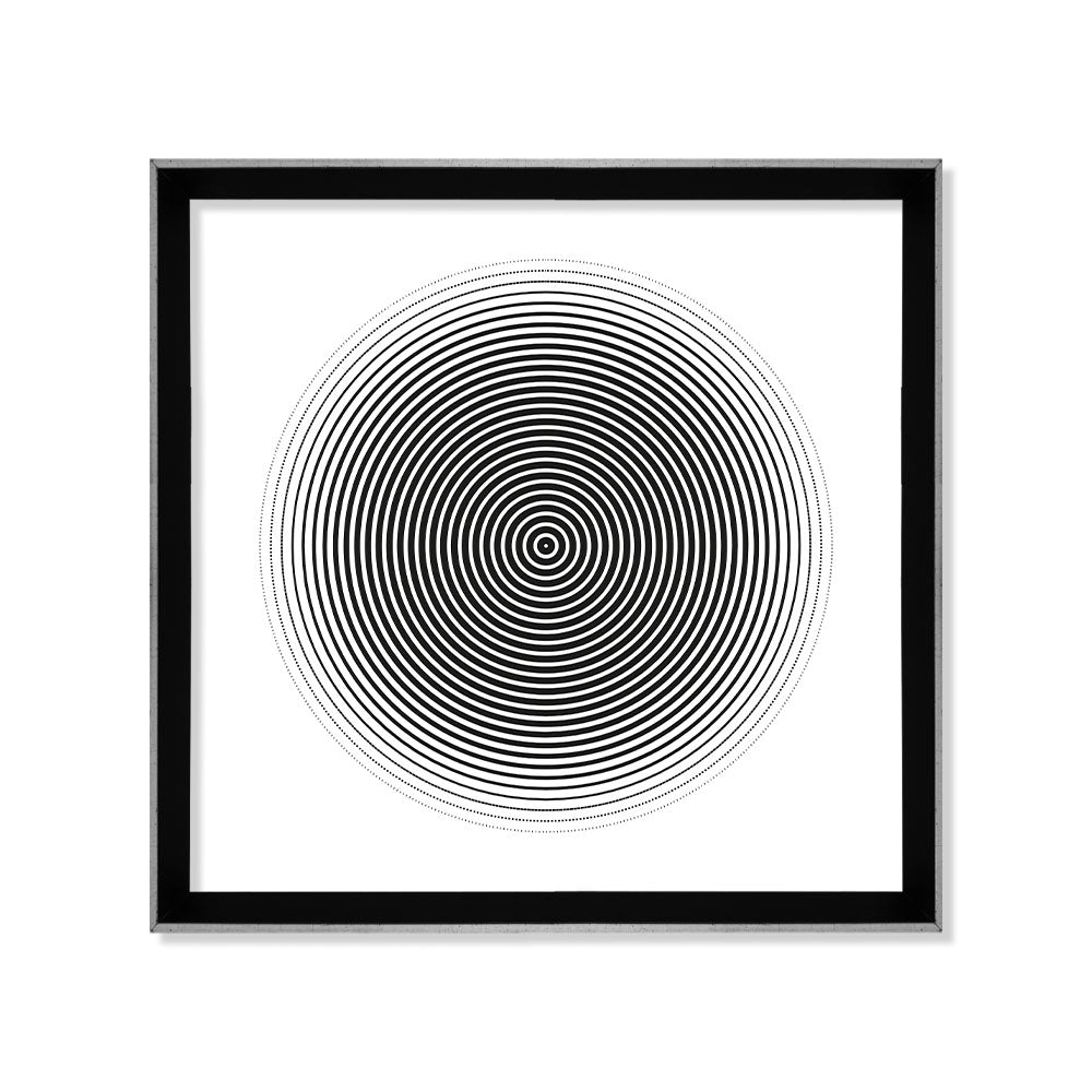 Círculo espiral blanco