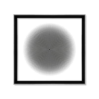 Círculo espiral blanco