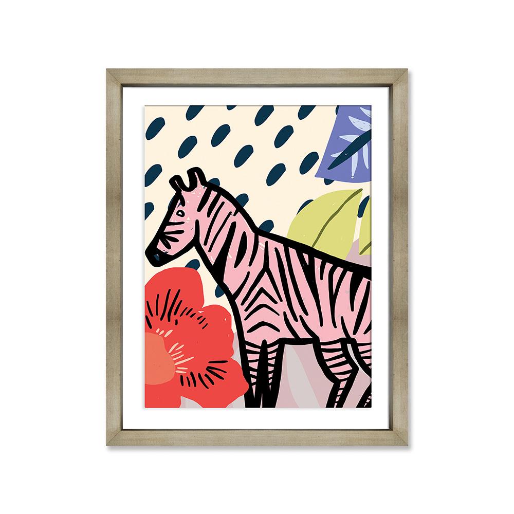 Color jungle zebra