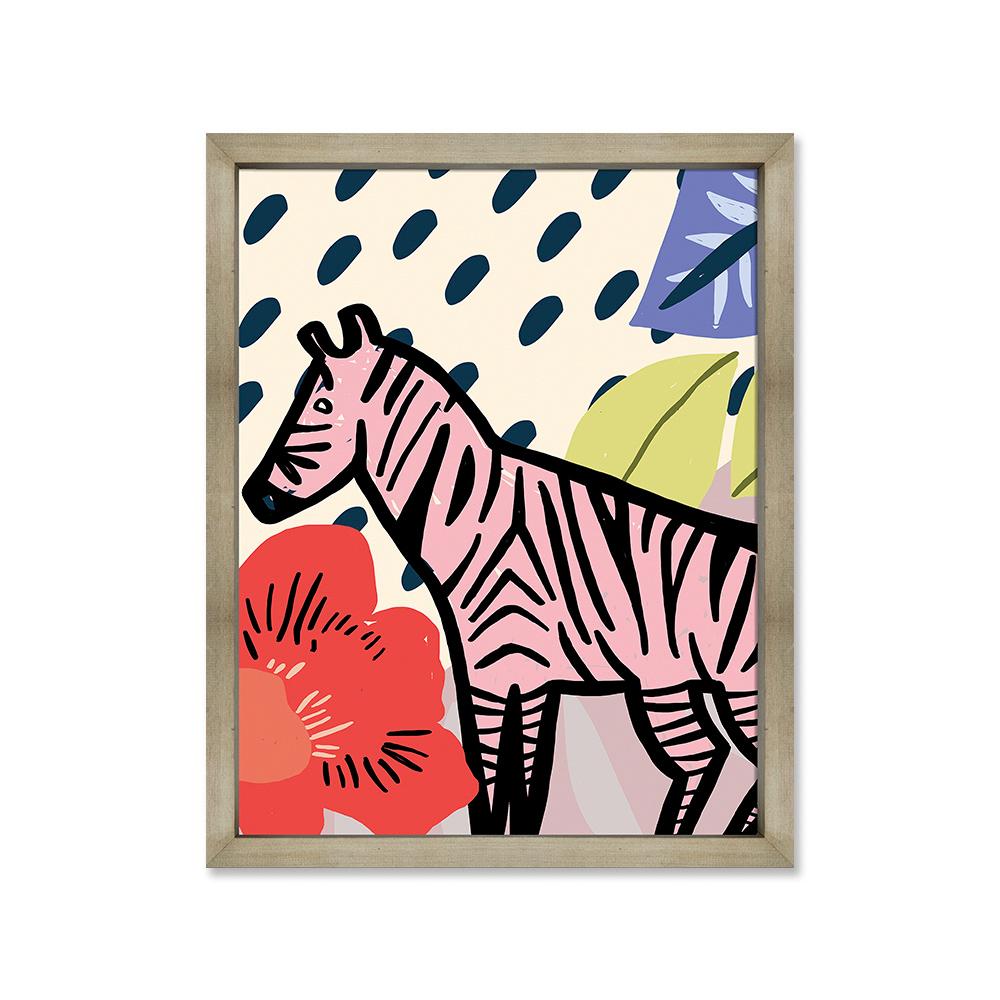 Color jungle zebra