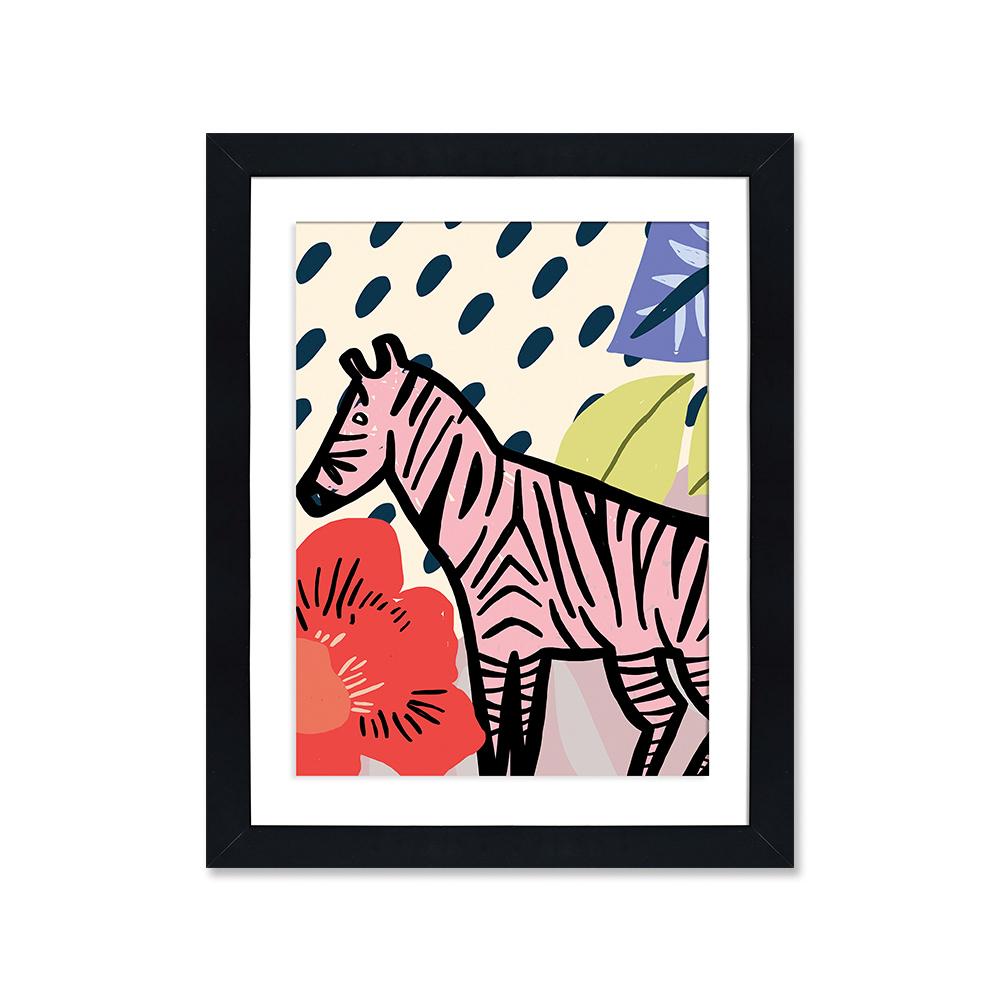 Color jungle zebra