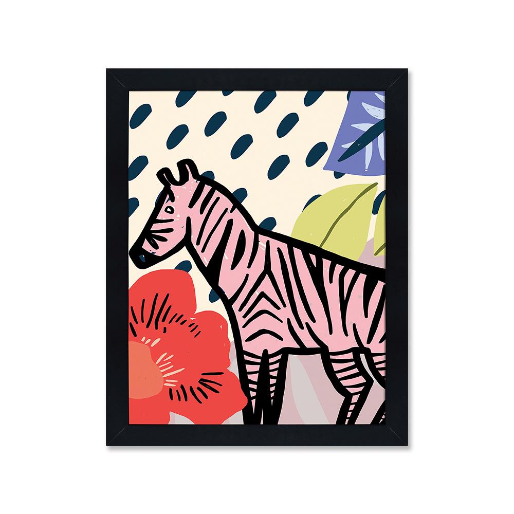 Color jungle zebra
