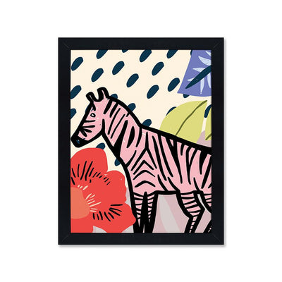 Color jungle zebra