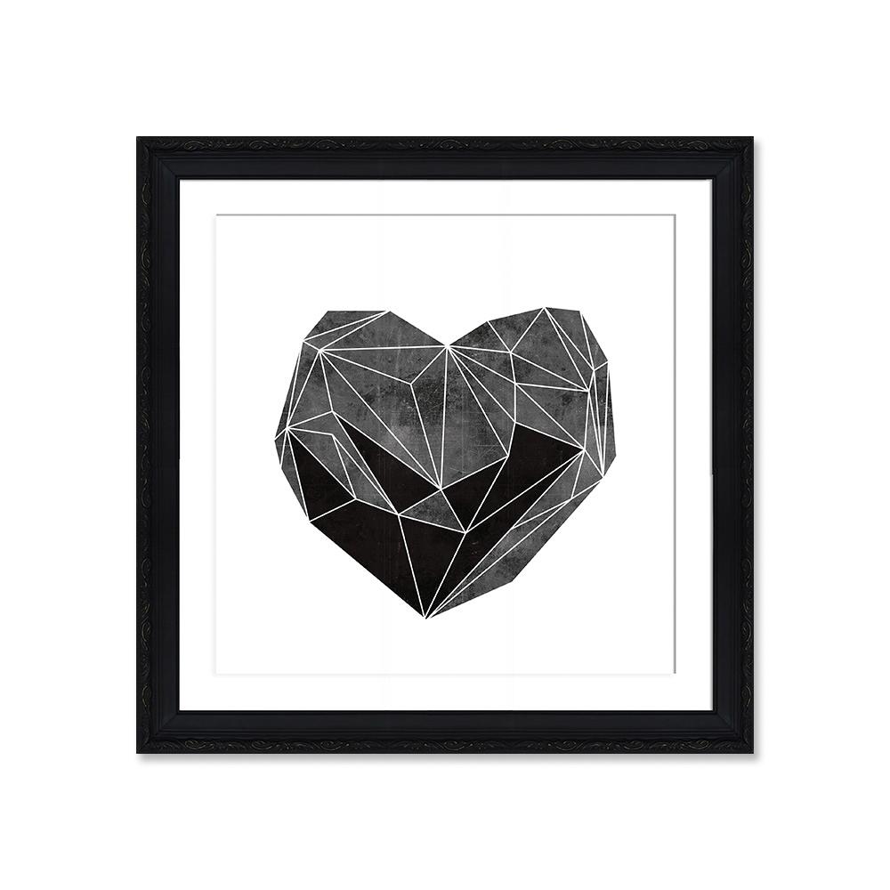 Corazón líneas black