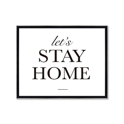 Let´s stay home