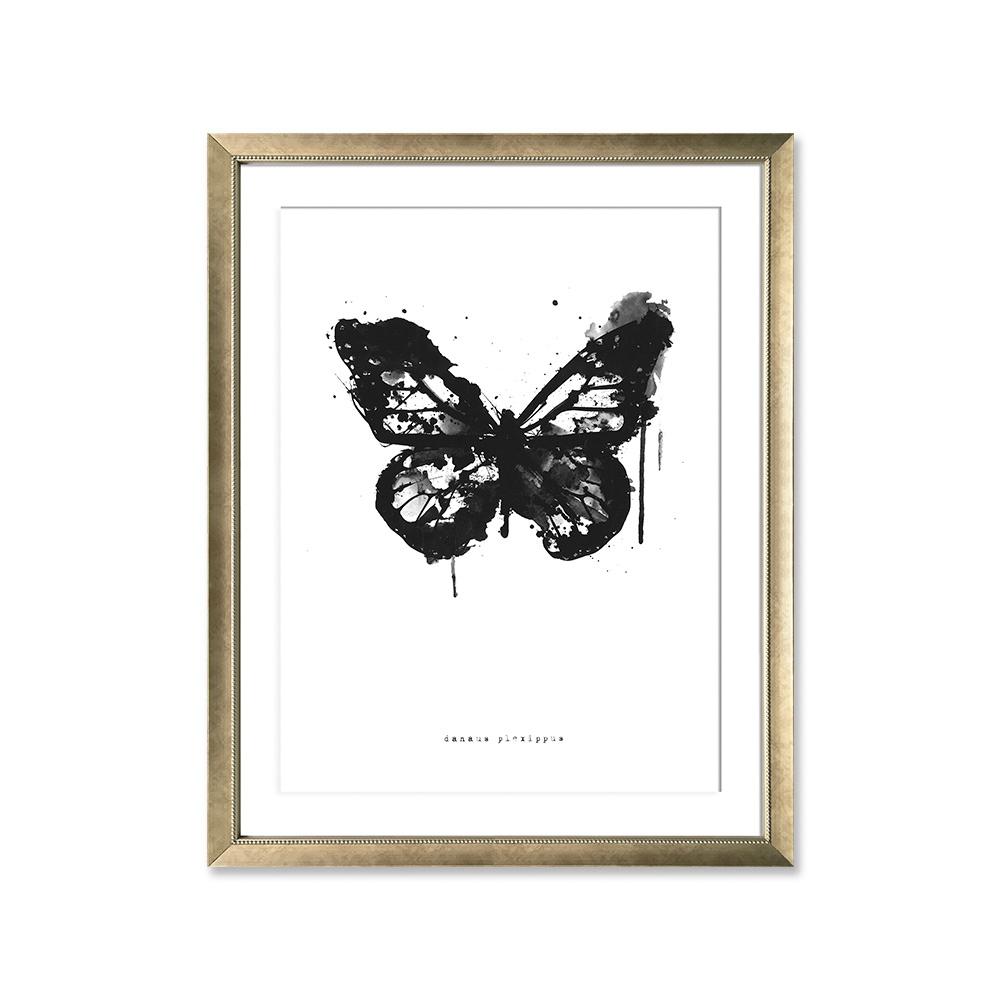 Mariposa tinta negra