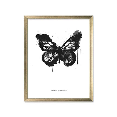 Mariposa tinta negra