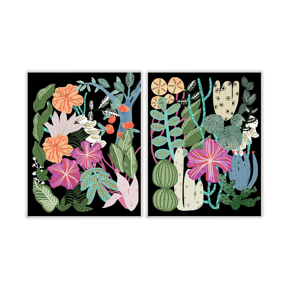 Pack botánico colorido