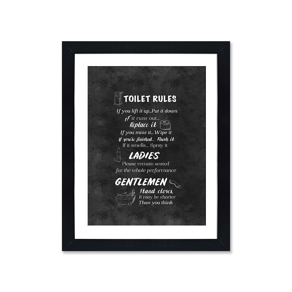 Toilet rules