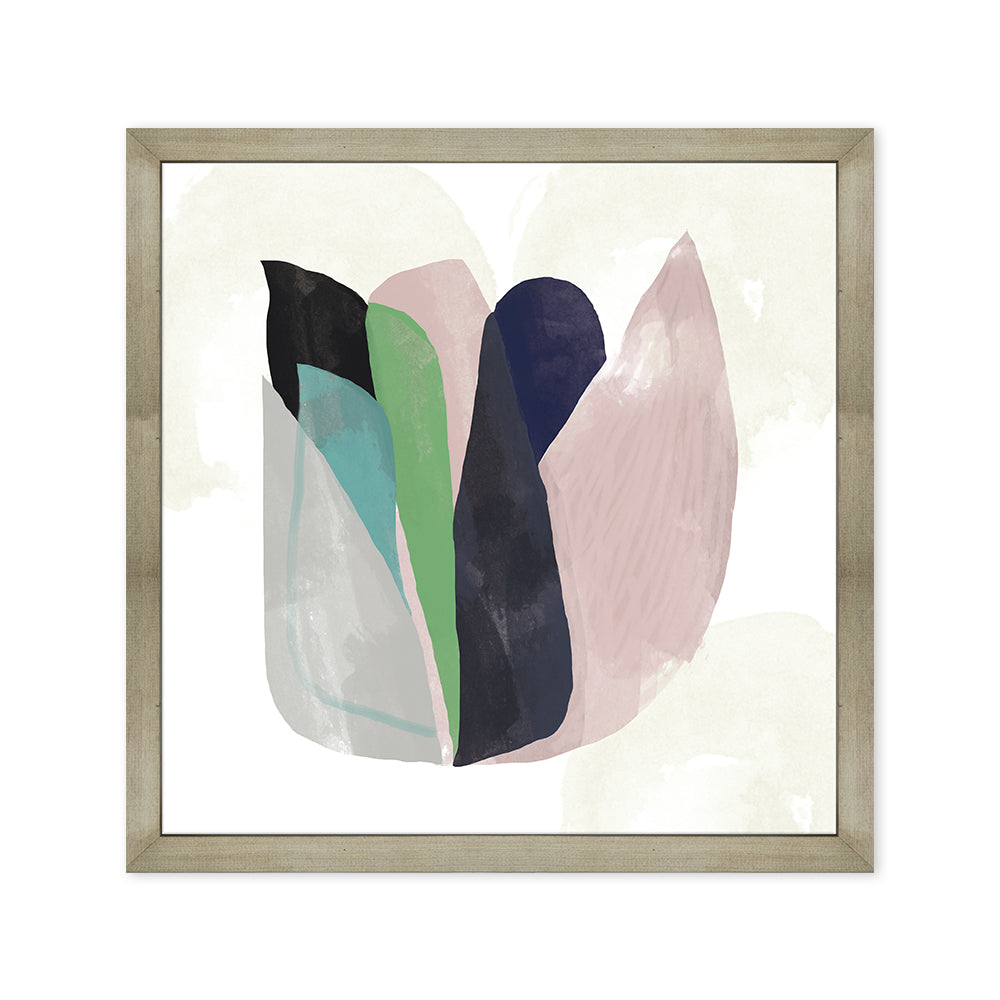 Lotus rosa canvas con marco