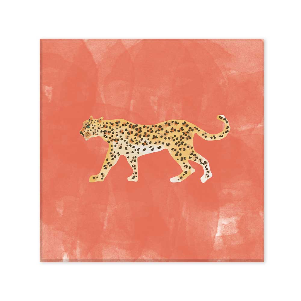 Tigre coral canvas