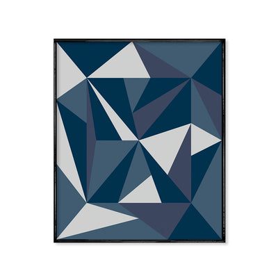 Prisma rectangular azul